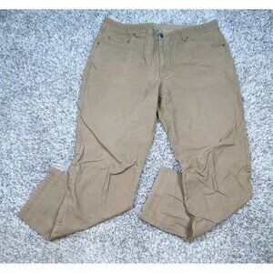 Rab Hueco Pants Mens 38 X 32 Brown Dark Tan Canvas Outdoor Hiking Stretch